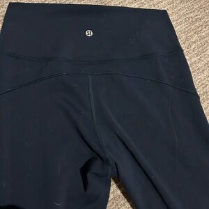 Navy Lululemon leggings size 8